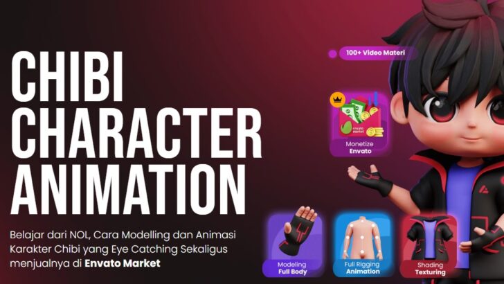 Kursus Animasi Karakter 3D Chibi 2 Kursus Animasi Karakter 3D Chibi